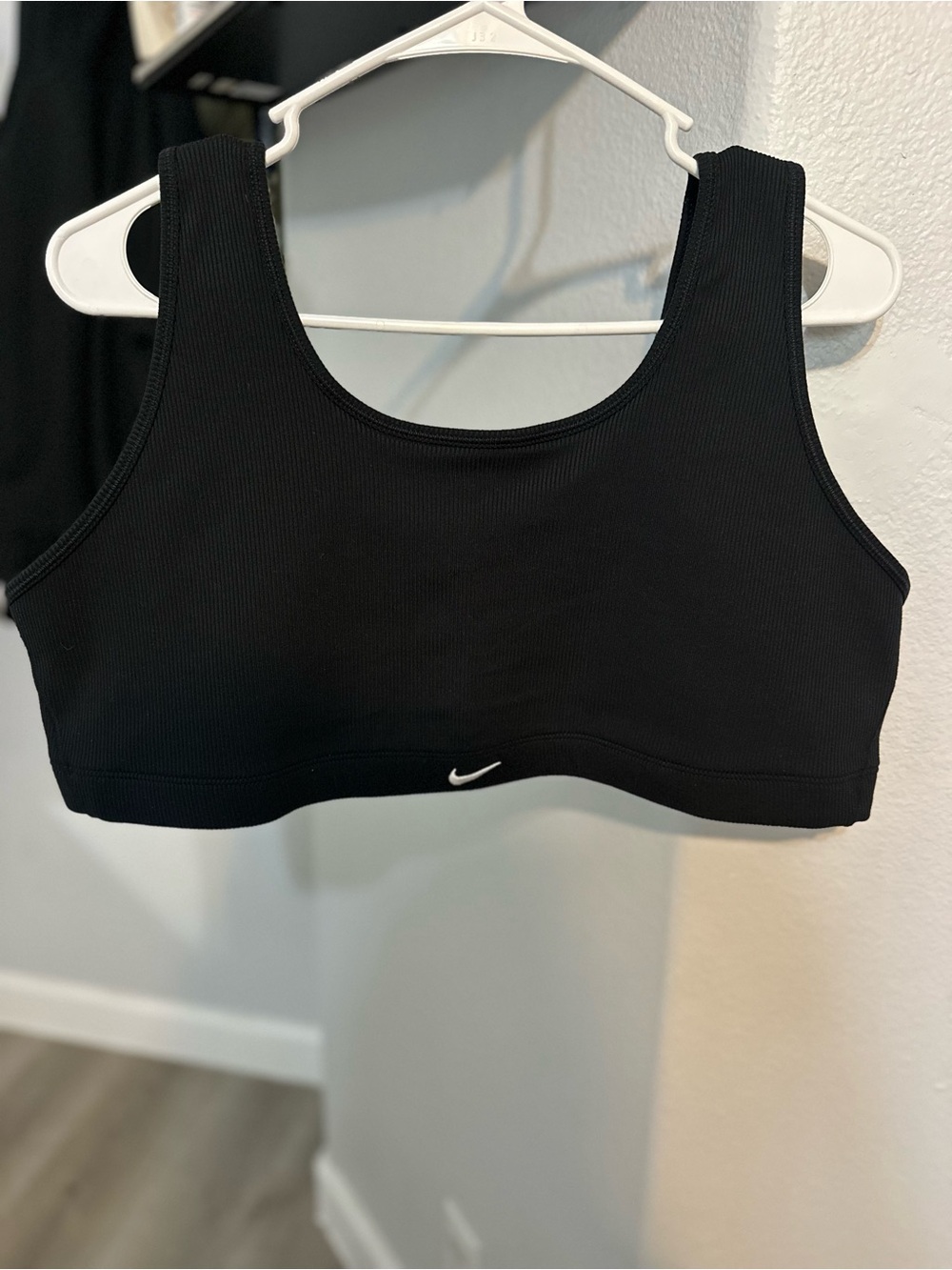 2 Pack Nike Black Ribbed Sports Bra 3x - Scoop Neck Comfort